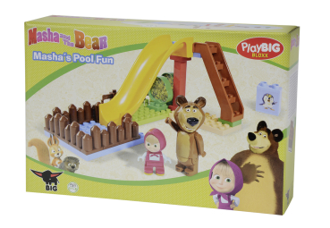 BIG 800057094 -  PlayBIG Bloxx Mascha und der Bär - Pool Fun