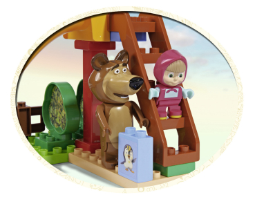 BIG 800057094 -  PlayBIG Bloxx Mascha und der Bär - Pool Fun