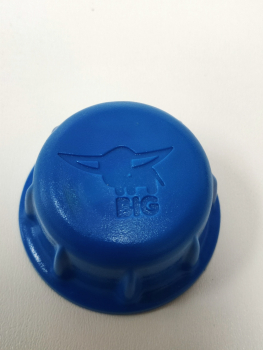 BIG 8000E0716006 Ersatzteil - Schraubkappe geschlossen blau, 1 Stück