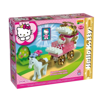 BIG / unico 8678-00HK - PlayBIG Bloxx Hello Kitty Princess Pferd mit Kutsche