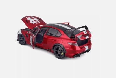 Bburago 18-11049R - 1:18 Alfa Romeo Giulia GTAm Racing #99 metallic rot 2020