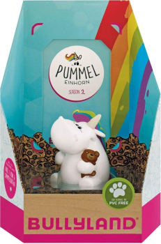 Preview: Bullyland 44394 - Pummeleinhorn, Pummel mit Teddy, Single Pack