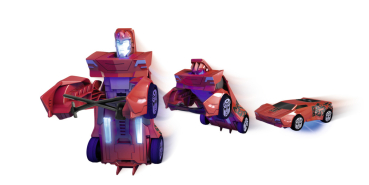 Preview: Dickie 203113001 - Robot Warrior Sideswipe rot