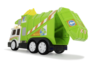 Preview: Dickie 203308357 - Garbage Truck grün, Müllfahrzeug, ca. 39 cm