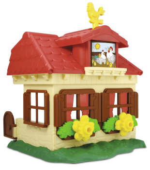 Preview: Dickie 203818000 - Happy Farm House, Bauernhof Abenteuer Traktor Pferd Kuh