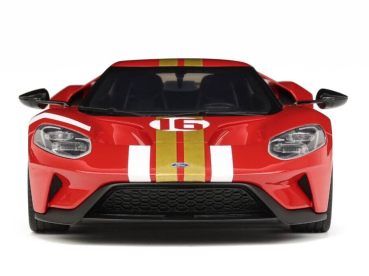 GT-Spirit GT883 - 1:18 Ford GT Heritage Edition #16 Alan Mann 2022 Red