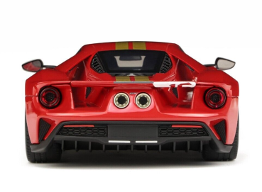 GT-Spirit GT883 - 1:18 Ford GT Heritage Edition #16 Alan Mann 2022 Red