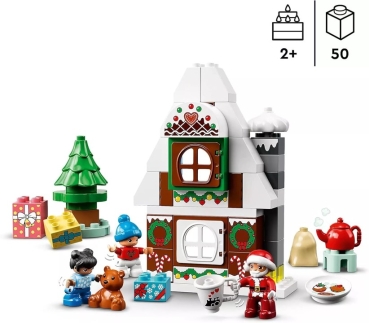 Lego Duplo 10976 - Lebkuchenhaus mit Weihnachtsmann