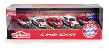 Majorette 212053173 - FC Bayern - 5 pcs Giftpack
