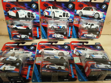 Majorette 8502101003 - BMW Deluxe Cars, 6er Komplett-Set