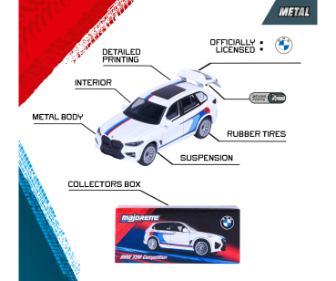 Preview: Majorette 8502101003 - BMW Deluxe Cars, 6er Komplett-Set