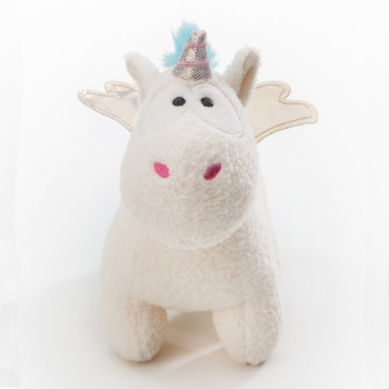 Preview: Nici 40099 - Kuscheltier Einhorn Rainbow Flair mit Flügel stehend, ca. 13cm Plüsch