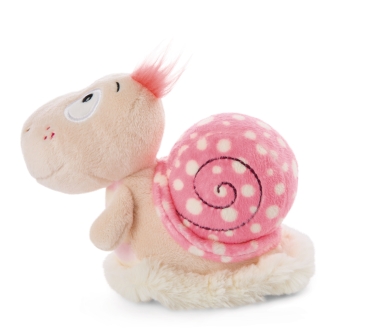 Nici 47938 - Schnecke rosa, Plüsch, ca. 25 cm