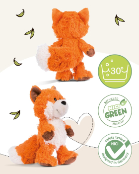 Nici 49819 - Kuscheltier Fuchs Fridalie orange, Plüschtier, ca. 25 cm
