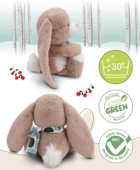 Nici 61294 - Kuscheltier Hase Fjella NICI GREEN, ca. 50 cm