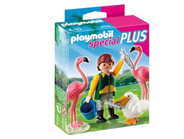 PLAYMOBIL 4758 - Tierpfleger mit exotischen Vögeln