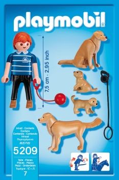 Playmobil 5209 - Golden Retriever-Familie