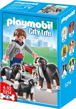 PLAYMOBIL 5214 - Berner Sennenhund-Familie