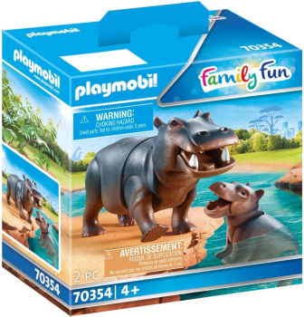 Playmobil 70354 - Flußpferd mit Baby