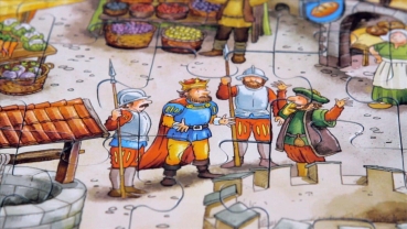 Ravensburger 00516 - tiptoi Puzzle Burg, 100 Teile Puzzle