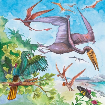 Ravensburger 09304 - Puzzle 3x49 Teile, Faszinierende Dinosaurier