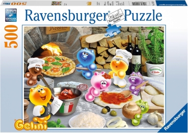 Ravensburger 14251 - Gelini Pizza, Pizza Puzzle 500 Teile