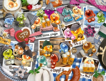 Ravensburger 16014 - Gelini auf dem Oktoberfest, 2000 Teile Puzzle