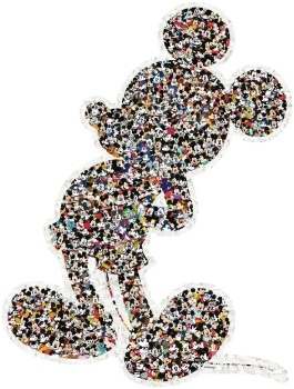 Ravensburger 16099 - Shaped Mickey, Puzzle 945 Teile