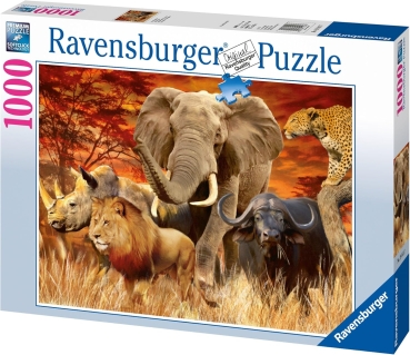 Ravensburger 19143 - The Big Five, Puzzle 1000 Teile