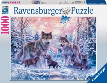 Ravensburger 19146 - Arktische Wölfe, Puzzle 1000 Teile