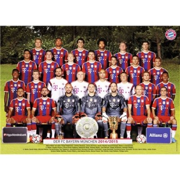 Ravensburger 19387 - FC Bayern München, Saison 2014/2015, Puzzle 1000 Teile