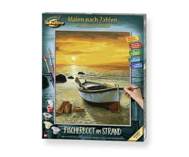 Schipper 609130885 MNZ - Fischerboot am Strand