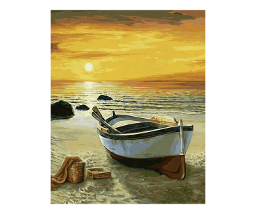 Schipper 609130885 MNZ - Fischerboot am Strand