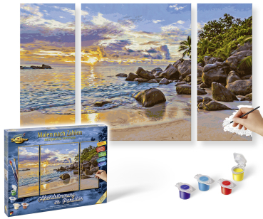 Schipper 609260906 MNZ - Abendstimmung im Paradies (Triptychon)