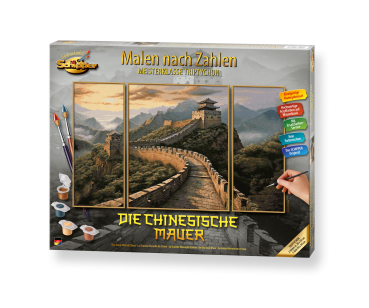 Schipper 609260934 MNZ - Die Chinesische Mauer, Triptychon, Malen nach Zahlen,