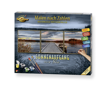 Schipper 609470754 MNZ - Sonnenaufgang am See (Triptychon)