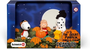 Schleich 22015 - Peanuts Scenery Pack Charlie Brown Halloween