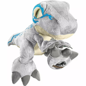 Schmidt Spiele 42754 - Jurassic World Dino Blue Plüschtier Kuscheltier, ca. 48 cm