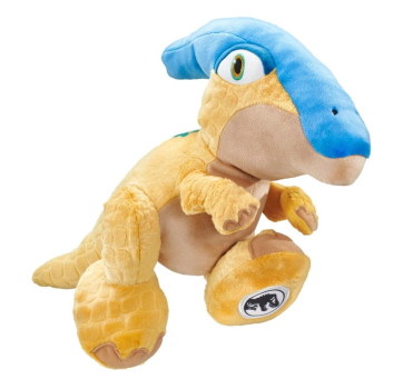 Schmidt Spiele 42775 - Plüsch Stofftier Jurassic World Dominion Parasaurolophus, ca. 27 cm