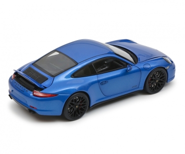 Schuco 450039700 - 1:18 Porsche 911 Carrera GTS Coupé (991.1), saphir blau metallic