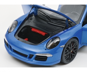 Schuco 450039700 - 1:18 Porsche 911 Carrera GTS Coupé (991.1), saphir blau metallic