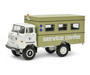 Schuco 450786100 – 1:32 IFA W50 Koffer-Lkw Service
