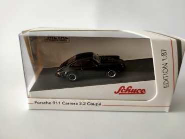 Schuco 452656300 - 1:87 Porsche 911 3.2, schwarz