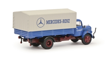 Schuco 452667900 - 1:87 MB L3500 Pritsche MERCEDES-BENZ blau