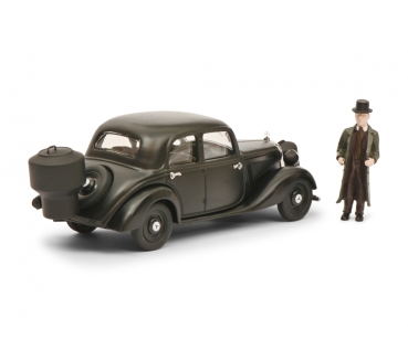 Schuco 450242900 - 1:43 MB 170V mit Holzvergaser inkl. Figur 'Schwarzmarkthändler'