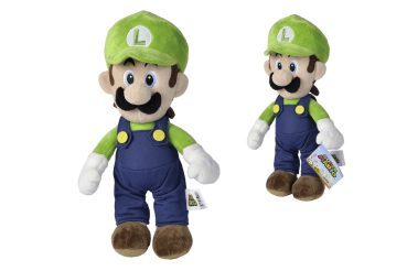 Simba 109231011 Super Mario -  Luigi Plüsch, ca. 30 cm