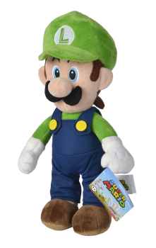 Simba 109231011 Super Mario -  Luigi Plüsch, ca. 30 cm
