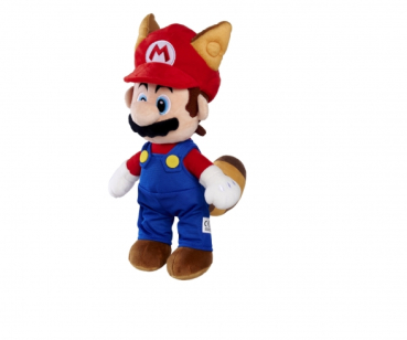 Simba 109231536 Super Mario - Waschbär Mario Plüsch, ca. 30 cm