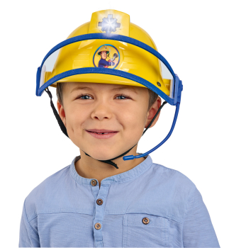 Preview: Simba 109252365 - Sam Feuerwehr Helm mit Funktion