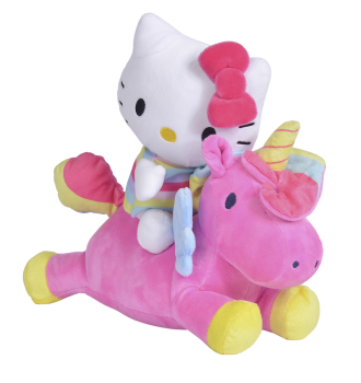 Simba 109281007 - Hello Kitty Einhorn Konturplüsch 25cm